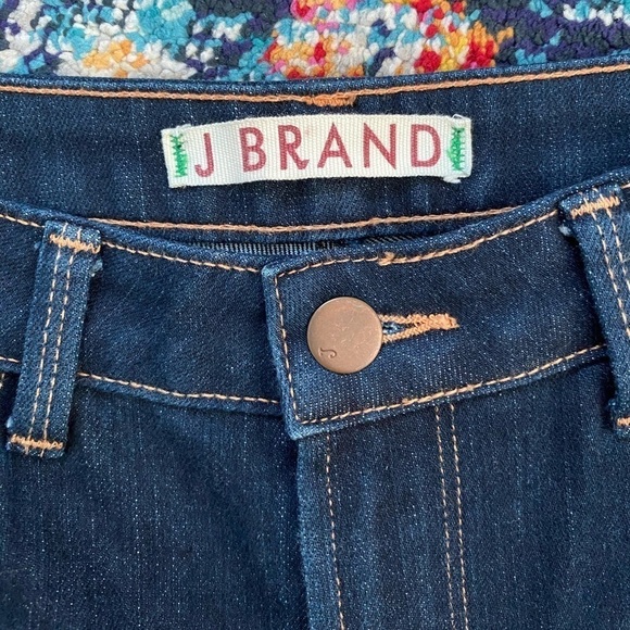 J Brand The Doll High Waisted Flare Bell Bottom Dark Wash Denim Jeans Women’s 28 - Picture 6 of 16